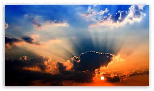 Sun Throught Clouds UltraHD Wallpaper for Mobile 16:9 - 2160p 1440p 1080p 900p 720p ;