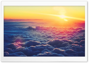 Sunrise Above The Clouds Ultra HD Wallpaper for 4K UHD Widescreen desktop, tablet & smartphone