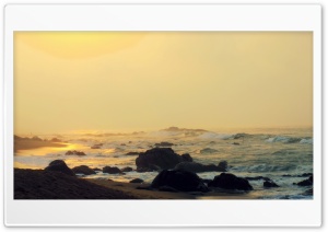 Sunrise at Beach 4K UHD Wallpaper for Widescreen and UltraWide Desktop, UltraHD TV, Smartphone, Tablet