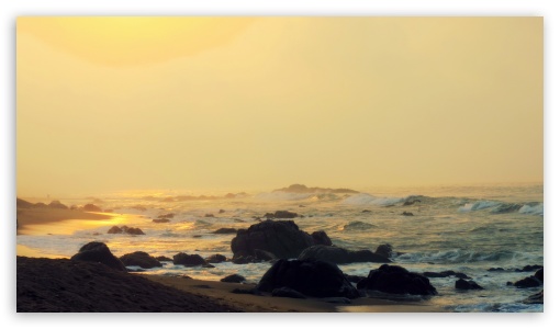Sunrise at Beach UltraHD Wallpaper for UHD 16:9 ; HD 16:9 ; Fullscreen 4:3 ;