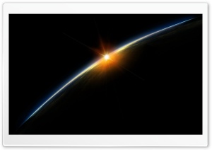 Sunrise In Space Ultra HD Wallpaper for 4K UHD Widescreen desktop, tablet & smartphone