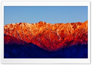 Sunrise Over the Sierra Peaks, California 4K UHD Wallpaper for Widescreen and UltraWide Desktop, UltraHD TV, Smartphone, Tablet