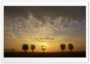 Sunrise Reeuwijk Zuid Holland Netherlands 4K UHD Wallpaper for Widescreen and UltraWide Desktop, UltraHD TV, Smartphone, Tablet