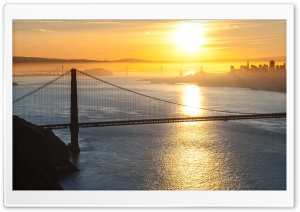 Sunrise, San Francisco Ultra HD Wallpaper for 4K UHD Widescreen desktop, tablet & smartphone