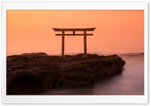 Sunrise View, Torii, Japan Ultra HD Wallpaper for 4K UHD Widescreen desktop, tablet & smartphone
