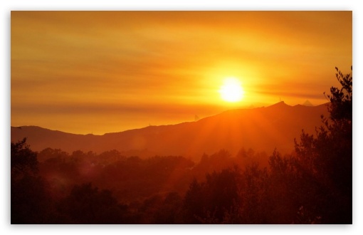 Sunset UltraHD Wallpaper for Widescreen 16:10 ;