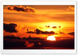 Sunset Above Clouds Ultra HD Wallpaper for 4K UHD Widescreen desktop, tablet & smartphone