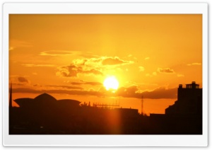 Sunset Armenia, Yerevan Ultra HD Wallpaper for 4K UHD Widescreen desktop, tablet & smartphone