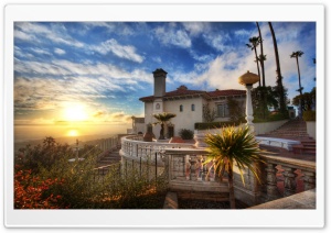 Sunset At Hearst Estate Ultra HD Wallpaper for 4K UHD Widescreen desktop, tablet & smartphone