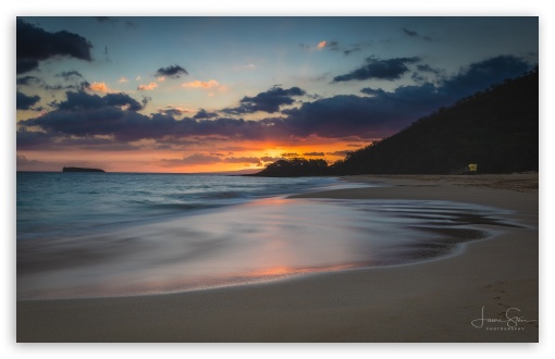 sunset beaches wallpaper desktop