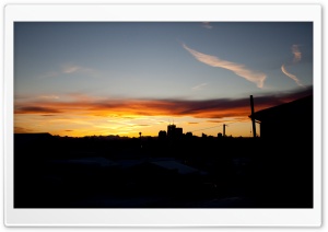 Sunset Calgary Ultra HD Wallpaper for 4K UHD Widescreen desktop, tablet & smartphone