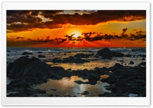 Sunset, Canary Islands Ultra HD Wallpaper for 4K UHD Widescreen desktop, tablet & smartphone