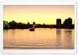 sunset downtown 4K UHD Wallpaper for Widescreen and UltraWide Desktop, UltraHD TV, Smartphone, Tablet