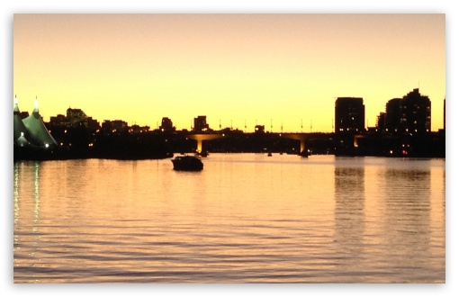 sunset downtown UltraHD Wallpaper for Widescreen 16:10 ; Fullscreen 4:3 ;