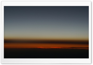 Sunset From Airplane Ultra HD Wallpaper for 4K UHD Widescreen desktop, tablet & smartphone