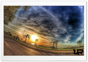 Sunset in my City Ultra HD Wallpaper for 4K UHD Widescreen desktop, tablet & smartphone