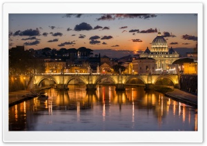 Sunset in Rome Ultra HD Wallpaper for 4K UHD Widescreen desktop, tablet & smartphone