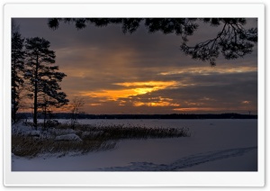 Sunset In Ruonala Ultra HD Wallpaper for 4K UHD Widescreen desktop, tablet & smartphone