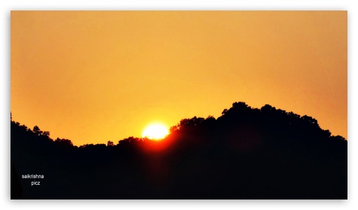 sunset in thirumala UltraHD Wallpaper for HD 16:9 ;