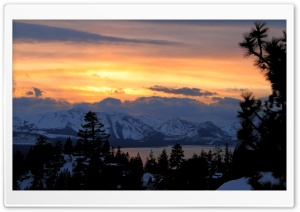 Sunset Mountain Ultra HD Wallpaper for 4K UHD Widescreen desktop, tablet & smartphone
