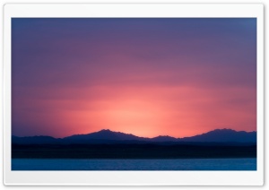 Sunset Mountains Ultra HD Wallpaper for 4K UHD Widescreen desktop, tablet & smartphone