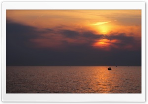 Sunset near Rovinj, Croatia Ultra HD Wallpaper for 4K UHD Widescreen desktop, tablet & smartphone