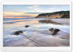 Sunset On Cala Waikiki Tarragona, Catalonia Ultra HD Wallpaper for 4K UHD Widescreen desktop, tablet & smartphone