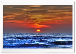 Sunset On The Beach 9 Ultra HD Wallpaper for 4K UHD Widescreen desktop, tablet & smartphone