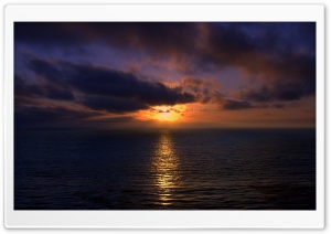 Sunset, Open Sea Ultra HD Wallpaper for 4K UHD Widescreen desktop, tablet & smartphone