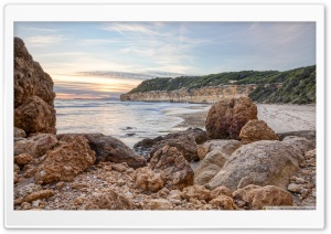 Sunset Over Cala Waikiki Tarragona, Catalonia Ultra HD Wallpaper for 4K UHD Widescreen desktop, tablet & smartphone