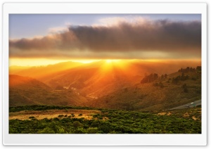 Sunset Over The California State Route 92 Ultra HD Wallpaper for 4K UHD Widescreen desktop, tablet & smartphone
