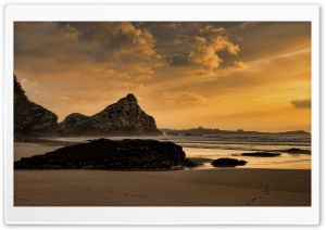 Sunset Over The Island Ultra HD Wallpaper for 4K UHD Widescreen desktop, tablet & smartphone