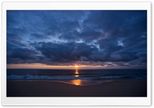 Sunset Reflection, Beach Ultra HD Wallpaper for 4K UHD Widescreen desktop, tablet & smartphone