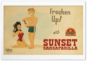Sunset Sarsaparilla - Fallout New Vegas Ultra HD Wallpaper for 4K UHD Widescreen desktop, tablet & smartphone