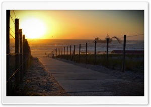Sunset Stairway Ultra HD Wallpaper for 4K UHD Widescreen desktop, tablet & smartphone