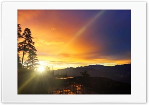 Sunset view 4K UHD Wallpaper for Widescreen and UltraWide Desktop, UltraHD TV, Smartphone, Tablet