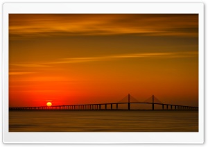 Sunshine Skyway Bridge, Florida Ultra HD Wallpaper for 4K UHD Widescreen desktop, tablet & smartphone