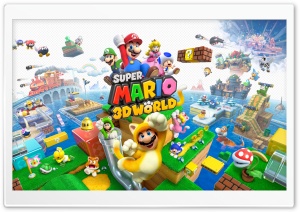 Super Mario 3D World video game Ultra HD Wallpaper for 4K UHD Widescreen desktop, tablet & smartphone