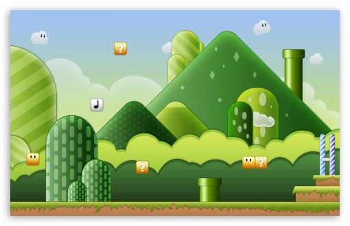 super mario background