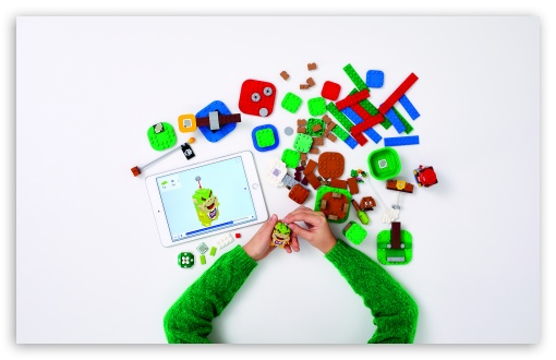 Super Mario Lego Toys UltraHD Wallpaper for UHD 16:9 ; HD 16:9 ; UltraWide 21:9 24:10 32:9 32:10 ; Widescreen 16:10 ; Fullscreen 3:2 ; Tablet 1:1 ; Dual 16:10 16:9 ;
