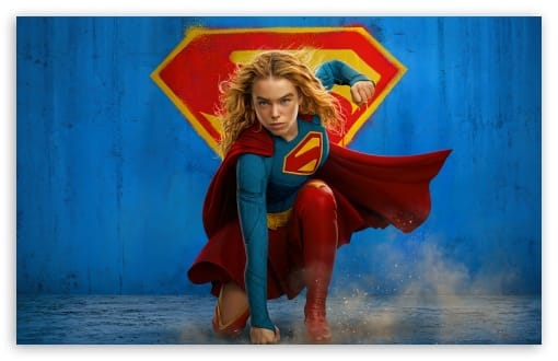 Supergirl 2026 IMAX UltraHD Wallpaper for UHD 16:9 ; HD 16:9 ; UltraWide 21:9 24:10 32:9 32:10 ; Widescreen 16:10 ; Tablet 1:1 ; Mobile 9:16 9:19.5 9:20 9:21 9:22 ; Dual 16:10 16:9 ;
