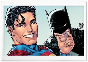 Superman and Batman Selfie Ultra HD Wallpaper for 4K UHD Widescreen desktop, tablet & smartphone