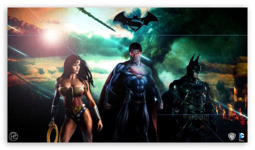 batman superman wonder woman wallpaper