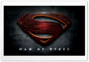 Superman Man of Steel Logo Ultra HD Wallpaper for 4K UHD Widescreen desktop, tablet & smartphone