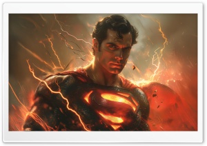 Superman, Superpower, Superhero, Artwork 4K UHD Wallpaper for Widescreen and UltraWide Desktop, UltraHD TV, Smartphone, Tablet