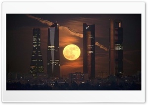 Supermoon 4K UHD Wallpaper for Widescreen and UltraWide Desktop, UltraHD TV, Smartphone, Tablet