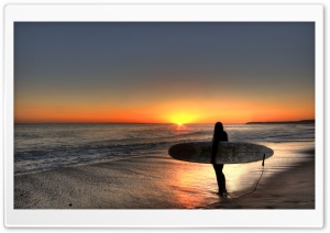 Surfin' the Sunset, San Clemente, CA Ultra HD Wallpaper for 4K UHD Widescreen desktop, tablet & smartphone
