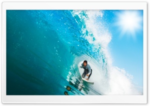 Surfing A Wave Ultra HD Wallpaper for 4K UHD Widescreen desktop, tablet & smartphone