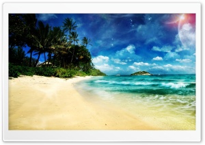 Surreal Beach Ultra HD Wallpaper for 4K UHD Widescreen desktop, tablet & smartphone