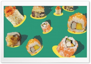 Sushi-Mania 4K Ultra HD Wallpaper for 4K UHD Widescreen desktop, tablet & smartphone